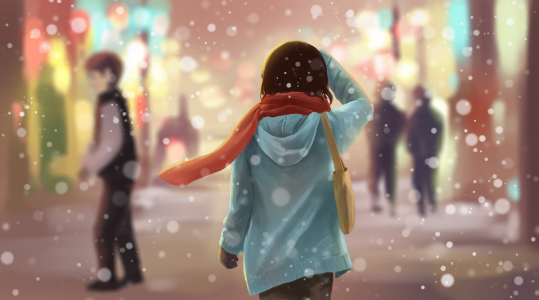 下雪的季节配乐音频素材_You broke my heart in a snowy day