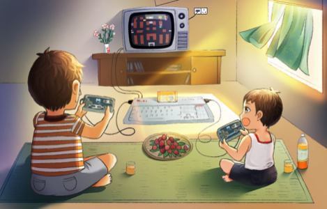 游戏机漫画配乐音频素材_8Bit 童年游戏机