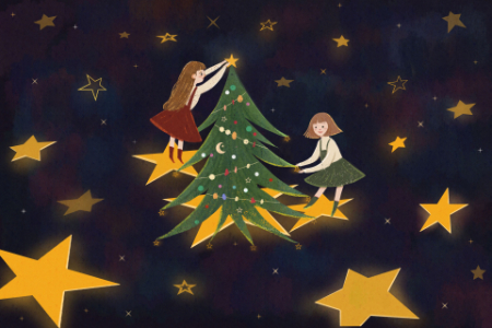 圣诞树图片配乐音频素材_圣诞树的星星